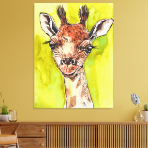Giraffe Canvas Print