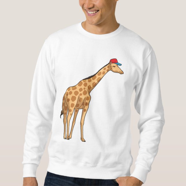 Giraffe Cap Sweatshirt (Front)