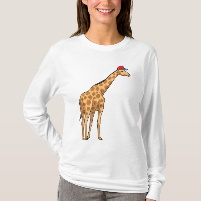 Giraffe Cap T-Shirt (Front)