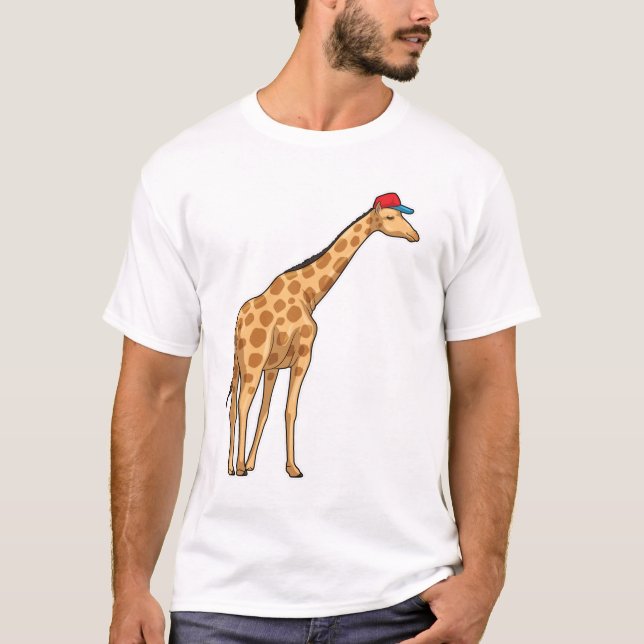 Giraffe Cap T-Shirt (Front)