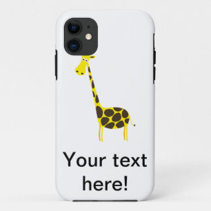 Giraffe cartoon iPhone 11 case