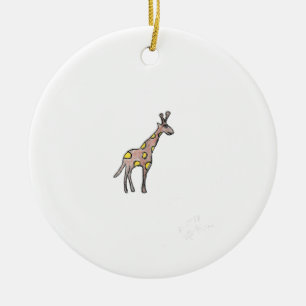 Giraffe  ceramic tree decoration
