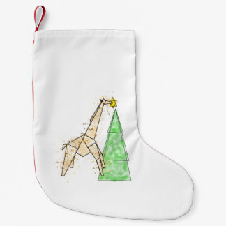 Giraffe Christmas stocking