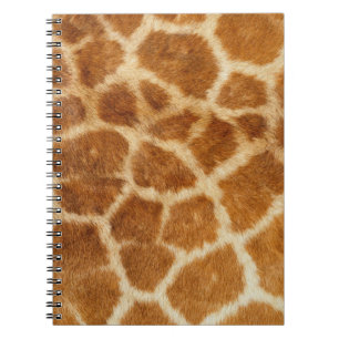 Giraffe Close-up, Hair, Spots Spiral Notebook