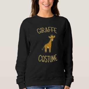 Giraffe Costume Tallest Animal Long Neck Zoo Sweatshirt