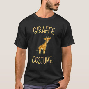 Giraffe Costume Tallest Animal Long Neck Zoo T-Shirt