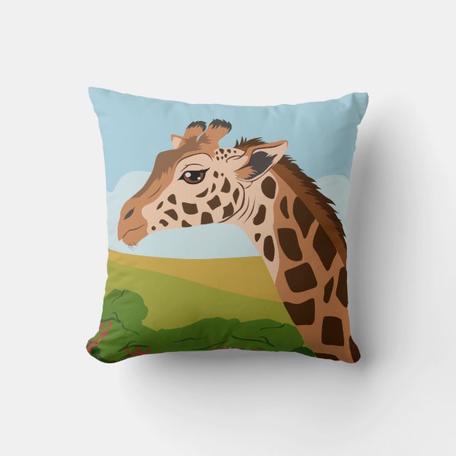 Giraffe Cushion (Front)