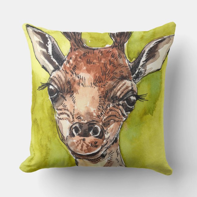Giraffe Cushion (Front)