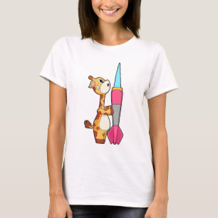 Giraffe Darts Dart Sports T-Shirt