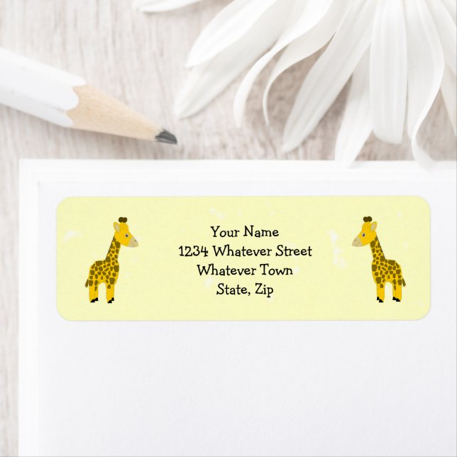 Giraffe Design Return Address (Insitu)