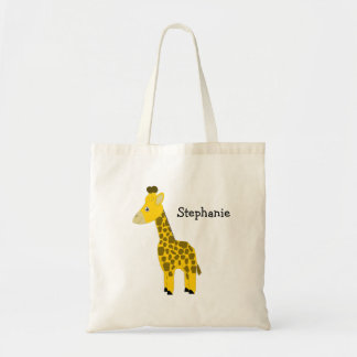 Giraffe Design Tote Bag