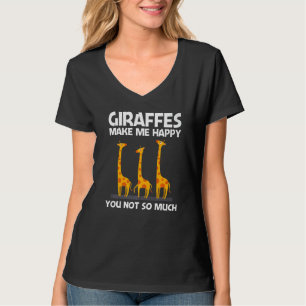 Giraffe Designs For Men Women Safari Wildlife Anim T-Shirt