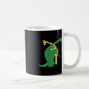 Giraffe Dinosaur Hug Love Dino Animals Safari Hall Coffee Mug