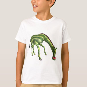 Giraffe Eating Watermelon T-Shirt
