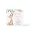 Giraffe Eucalyptus Greenery Pink Baby Shower