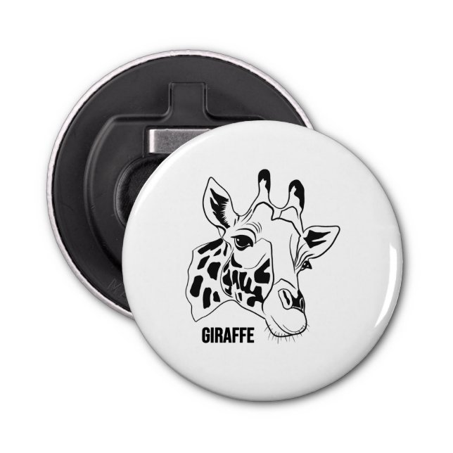 Giraffe face bottle opener (Front)