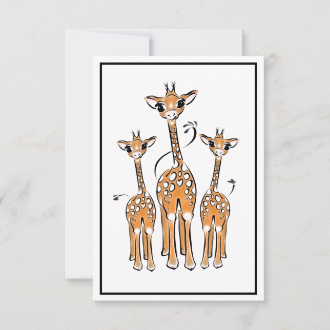 Giraffe Family  (Front)