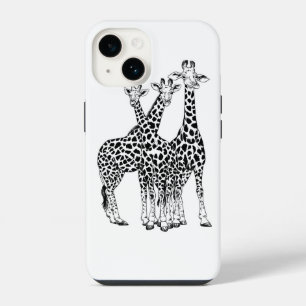 Giraffe family iPhone 14 case