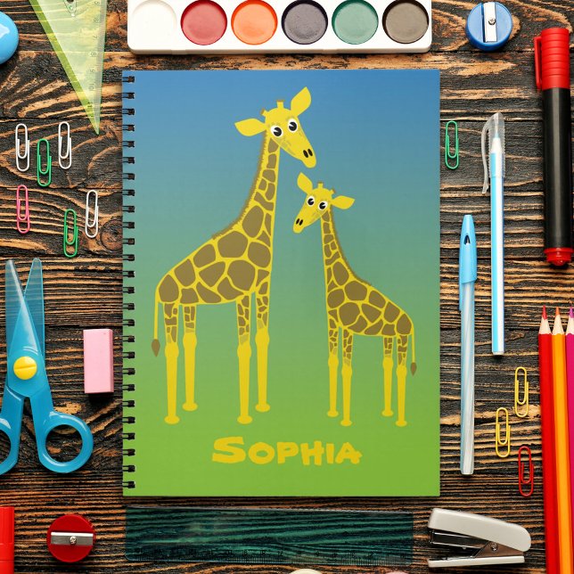 Giraffe family notebook (Creator Uploaded)