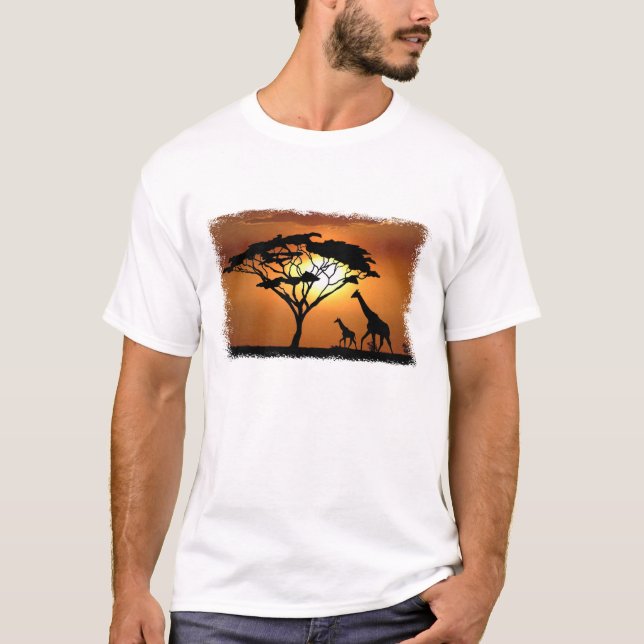 giraffe family T-Shirt (Front)