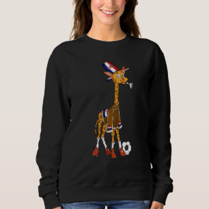 Giraffe fan Croatia Sweatshirt