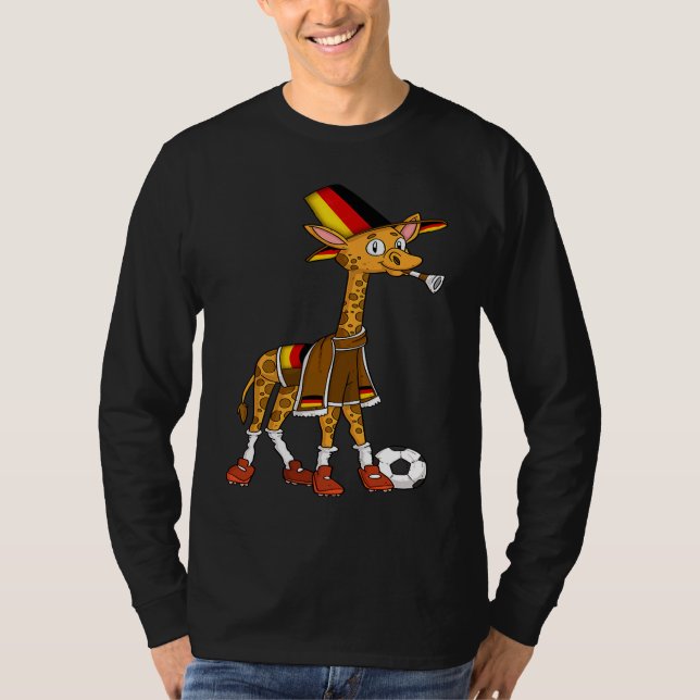 Giraffe Fan Germany T-Shirt (Front)