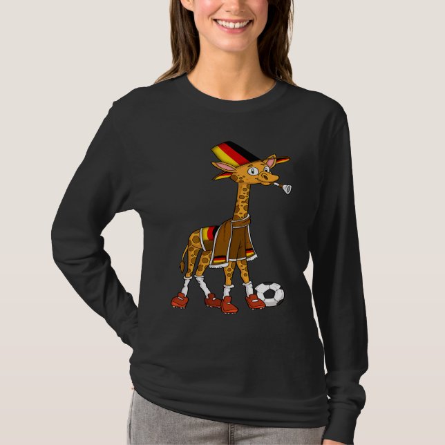 Giraffe Fan Germany T-Shirt (Front)