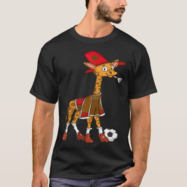 Giraffe Fan Morocco T-Shirt (Front)