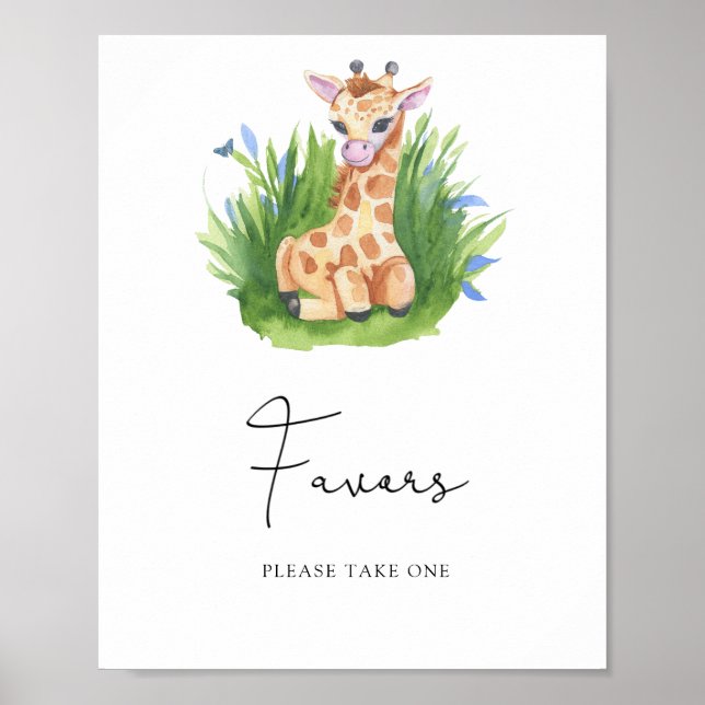 Giraffe - Favours Poster (Front)