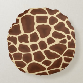 Giraffe Flare Pressure Round Cushion