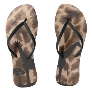 Giraffe Flip Flops