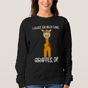 Giraffe For Men Women Safari Wildlife Animal 1 Sweatshirt