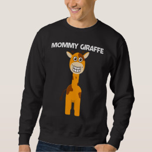 Giraffe For Women Mum Safari Wildlife Animal 1 Sweatshirt