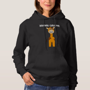 Giraffe For Women Mum Safari Wildlife Animal Hoodie