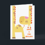 Giraffe Fun Card<br><div class="desc">Giraffe Fun</div>