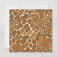 Giraffe Fur Patterned Print