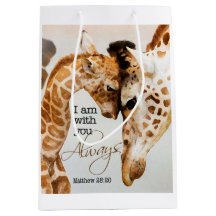 Giraffe gift bag