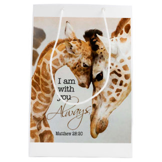 Giraffe gift bag