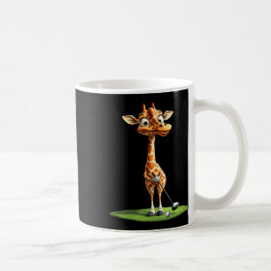 Giraffe Golf  Coffee Mug