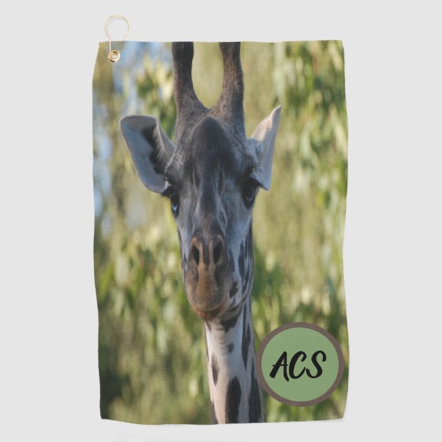 Giraffe Golf Towel (Front)