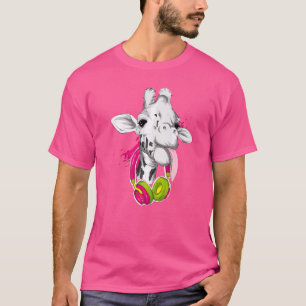 Giraffe Graphic Cute Giraffe Cool Animal T-Shirt