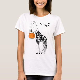 Giraffe Halloween Funny Halloween Outfit Costumes T-Shirt