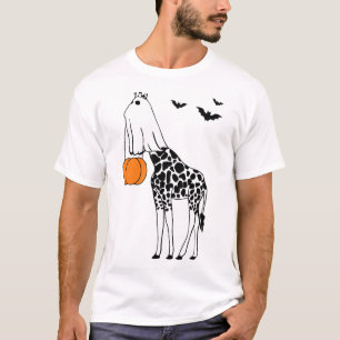 Giraffe Halloween Funny Halloween Outfit Costumes  T-Shirt