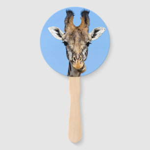 Giraffe Hand Fan