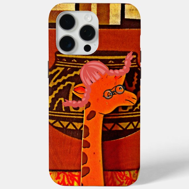 Giraffe Hat Art Print Case-Mate iPhone Case (Back)