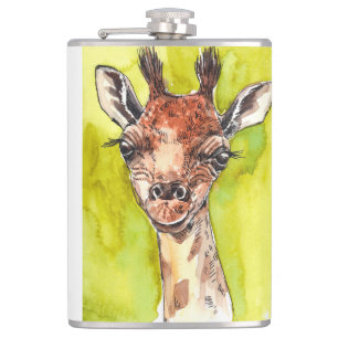 Giraffe Hip Flask