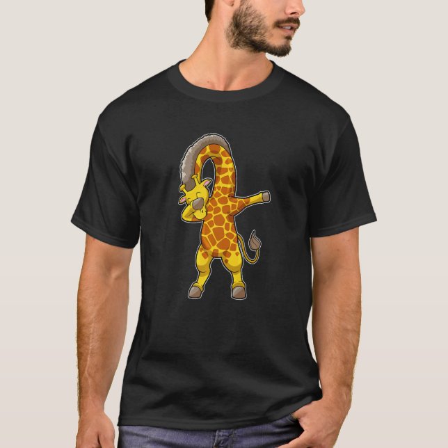 Giraffe Hip Hop Dance Dab Premium T-Shirt (Front)