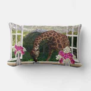Giraffe In My Widow, Lumbar Cushion