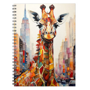 Giraffe in New York Notebook Journal