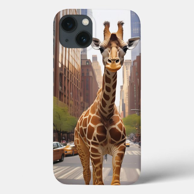 Giraffe in NYC  Case-Mate iPhone Case (Back)